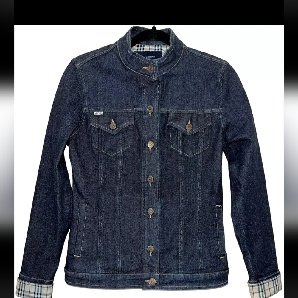 NWOT Authetic Burberry London Womens M Jean Jacket